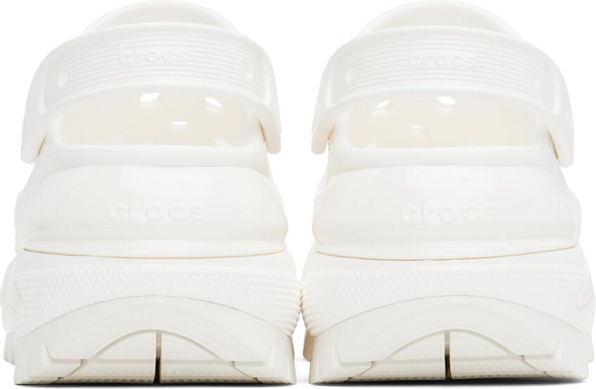 Crocs White Mega Crush Clogs