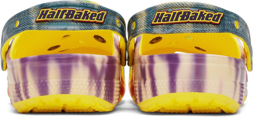 Crocs Yellow Half Baked Classic Clogs