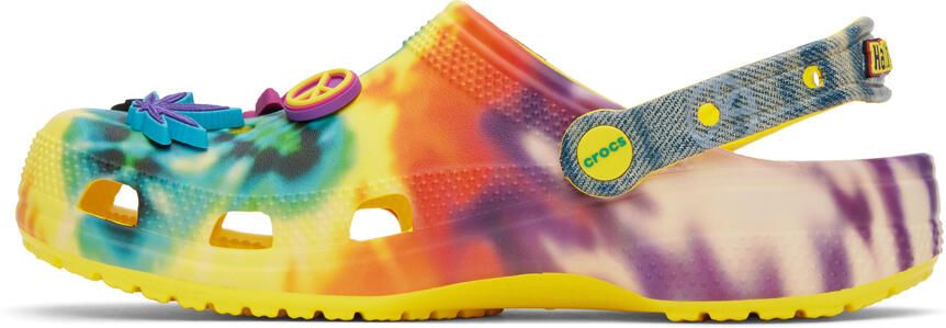 Crocs Yellow Half Baked Classic Clogs - Picture 4