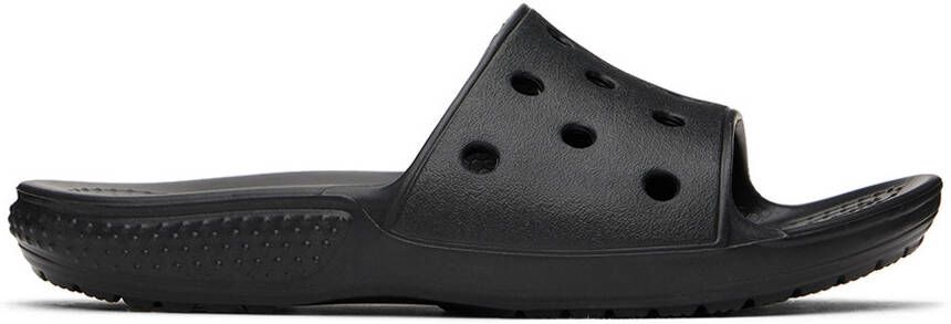 Crocs Kids Black Classic Slides