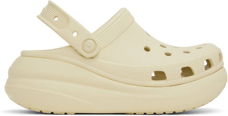 Crocs Beige Mega Crush Sandals - Picture 2