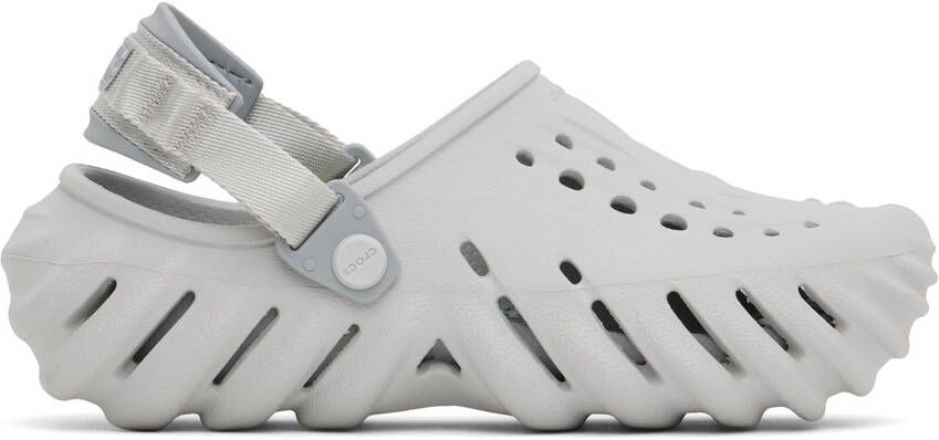 Crocs Off-White Echo Clogs