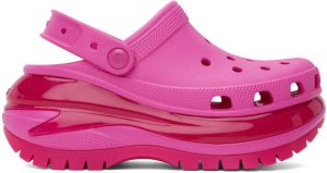 Crocs Pink Mega Crush Clogs