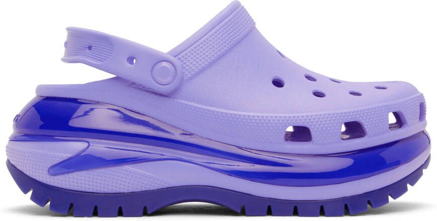Crocs Purple Mega Crush Clogs