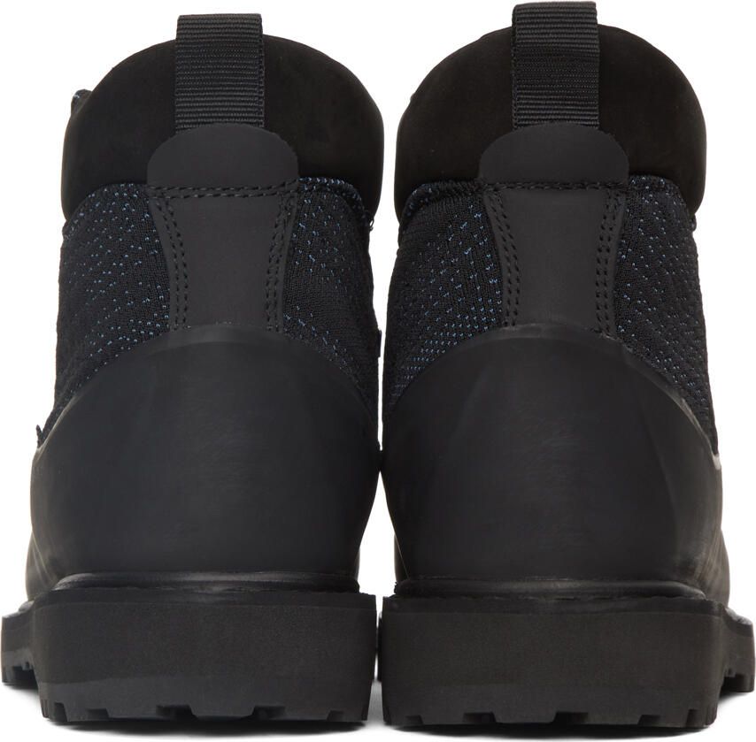 Diemme Black & Blue Knit Roccia Vet Lace-Up Boots