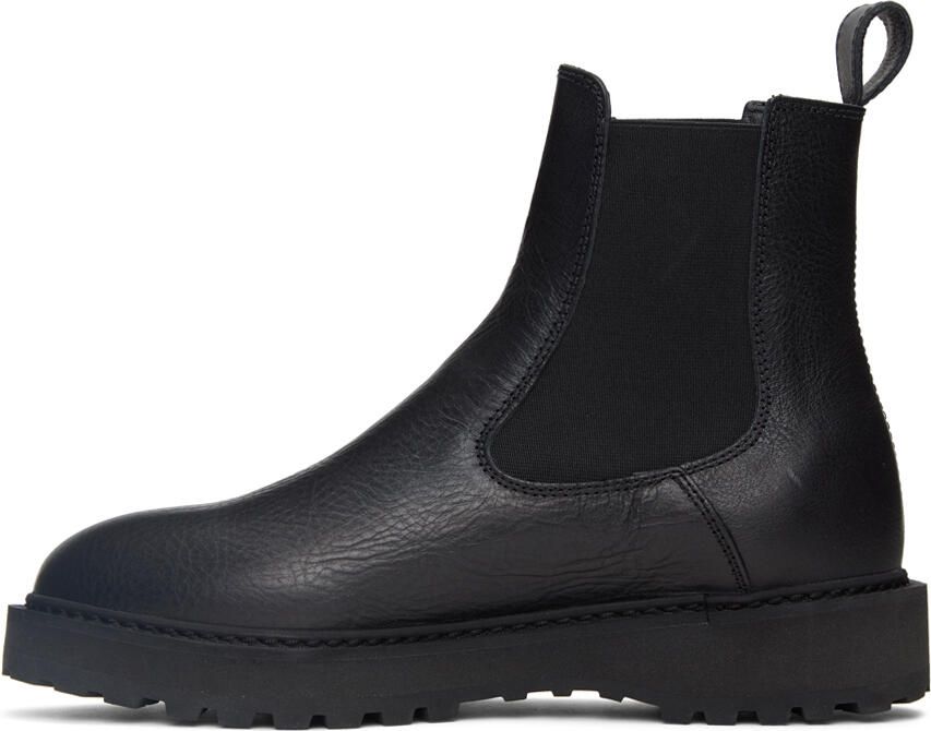 Diemme Black Leather Alberone Chelsea Boots - Picture 3