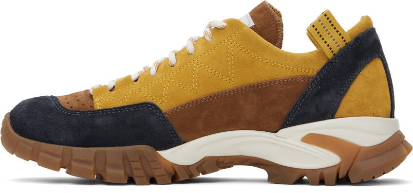 Diemme Brown & Yellow Possagno Sport Sneakers - Picture 3
