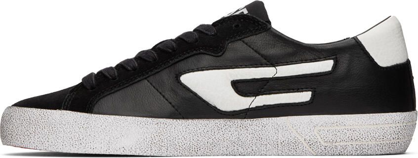 Diesel Off-White & Black S-Leroji Low Sneakers - Picture 5