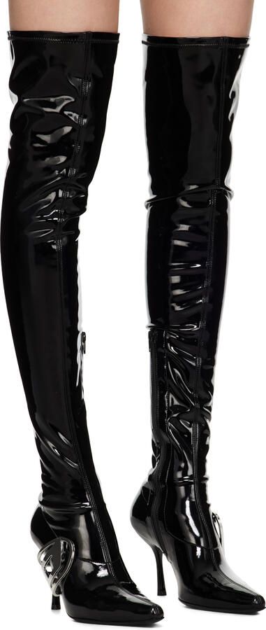 Diesel Black Hardware Boot - Picture 2