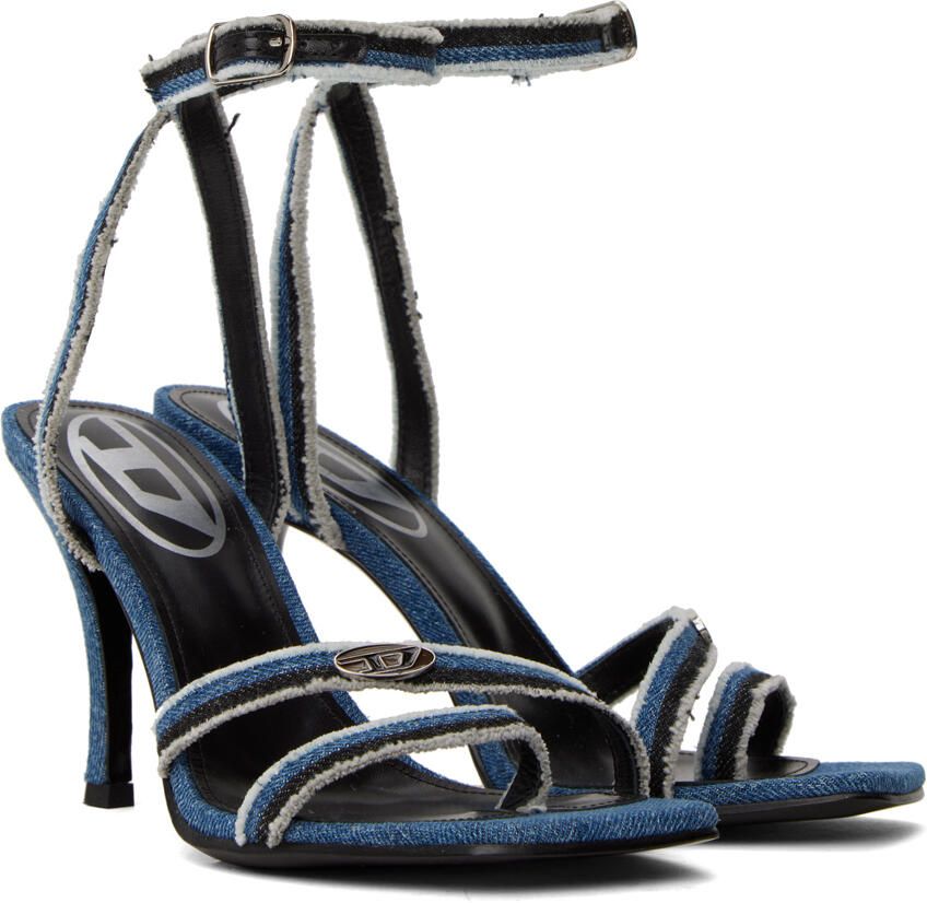 Diesel Blue D-Venus SA Heeled Sandals - Picture 2