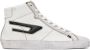 Diesel Off-White & Black S-Leroji Mid Sneakers - Thumbnail 1