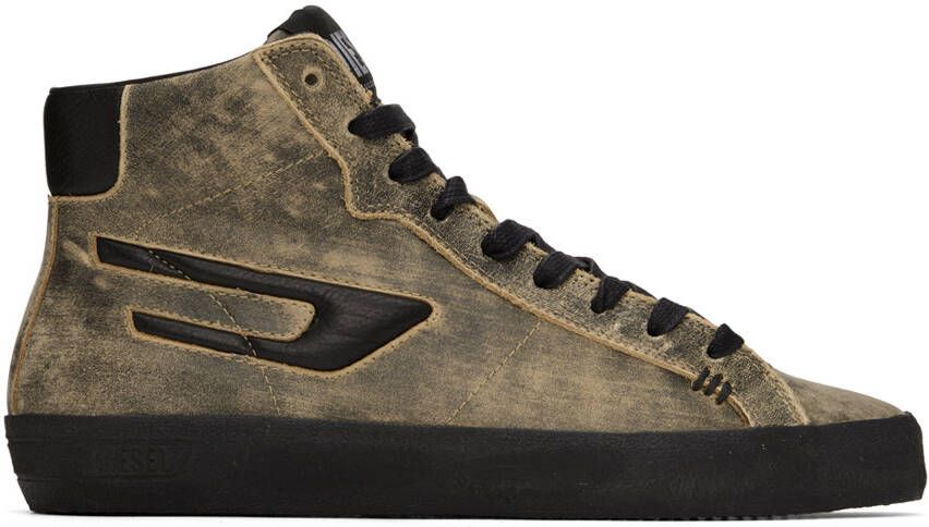 Diesel Taupe Leroji Mid X Sneakers