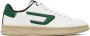 Diesel White & Green S-Athene Low Sneakers - Thumbnail 1