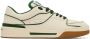 Dolce & Gabbana Beige & Green New Roma Sneakers - Thumbnail 1