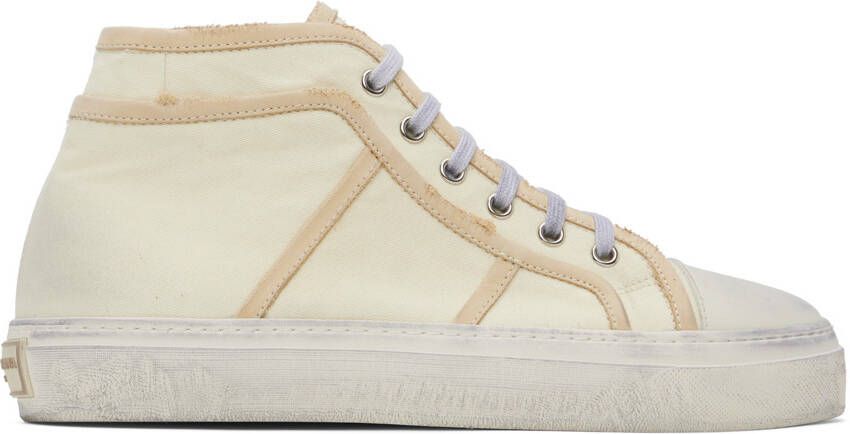 Dolce & Gabbana Beige Vintage Re-Edition Sneakers