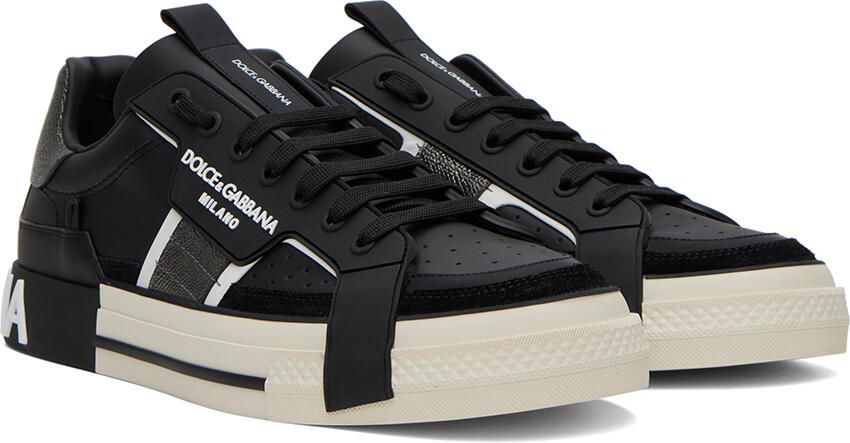 Dolce & Gabbana Black 2.Zero Custom Sneakers - Picture 3