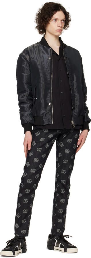 Dolce & Gabbana Black 2.Zero Custom Sneakers - Picture 7