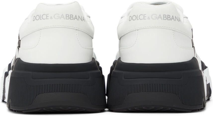 Dolce & Gabbana Black & White Logo Daymaster Sneakers - Picture 2