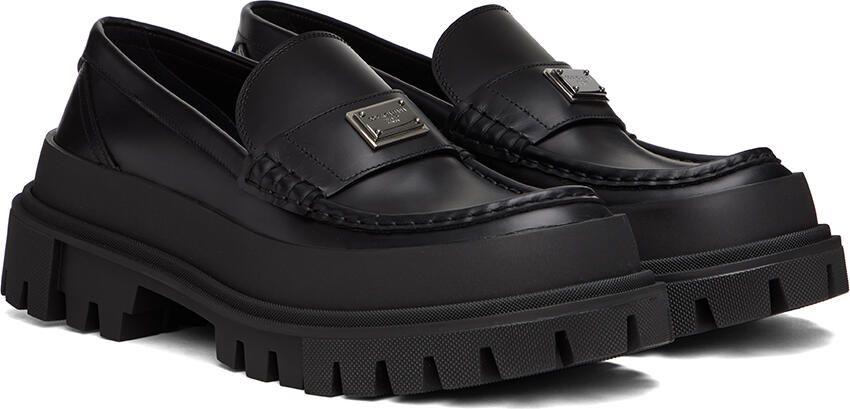 Dolce & Gabbana Black Hi-Trekking Loafers - Picture 2