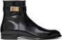 Dolce & Gabbana Black Leather Boots - Thumbnail 1