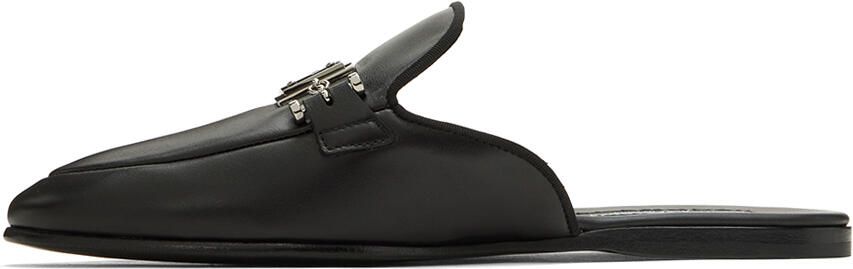 Dolce & Gabbana Black Logo Loafers - Picture 4