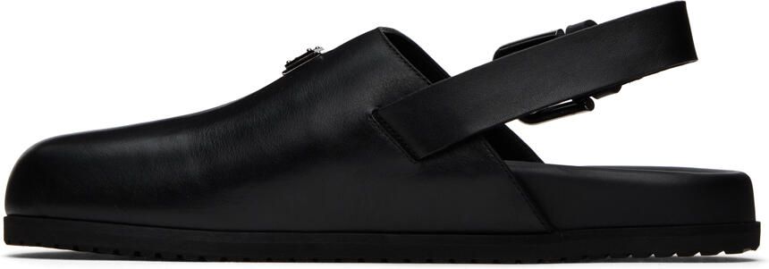 Dolce & Gabbana Black Logo Mules - Picture 3