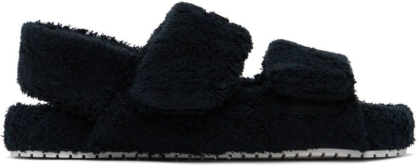 Dolce & Gabbana Black Logo Sandals