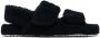 Dolce & Gabbana Black Logo Sandals - Thumbnail 1