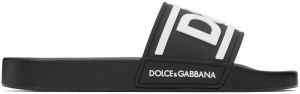 Dolce & Gabbana Black Logo Slides