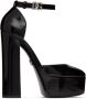 Dolce & Gabbana Black Polished Platform Heels - Thumbnail 1