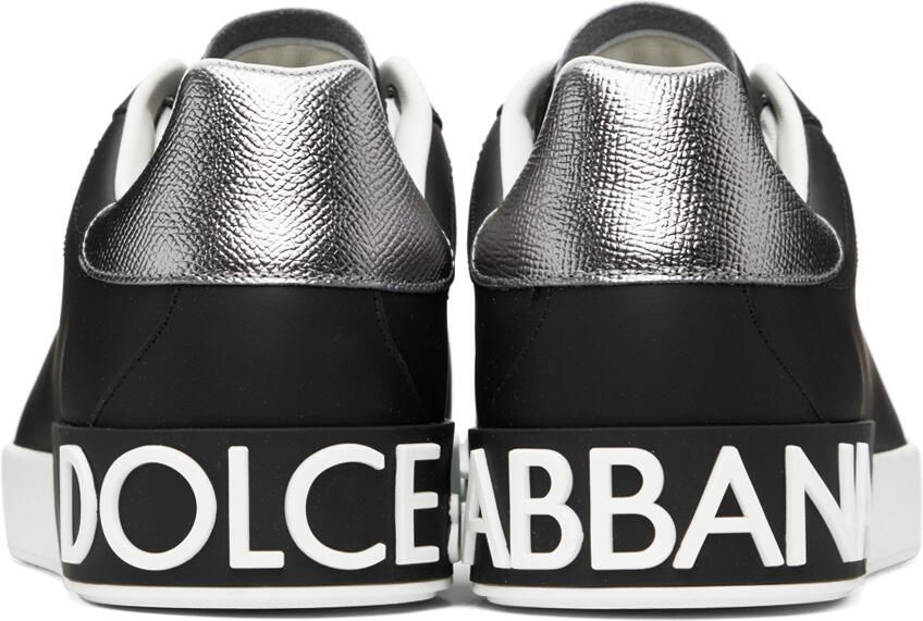 Dolce & Gabbana Black Portofino Sneakers