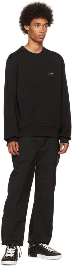 Dolce & Gabbana Black Portofino Sneakers - Picture 4