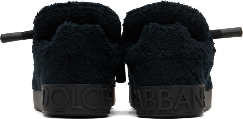 Dolce & Gabbana Black Portofino Sneakers - Picture 3