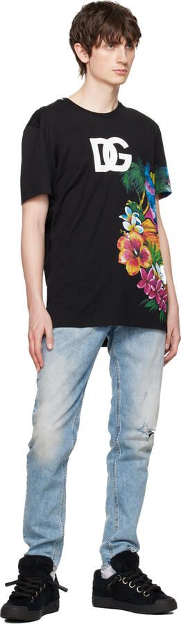 Dolce & Gabbana Black Portofino Sneakers - Picture 4