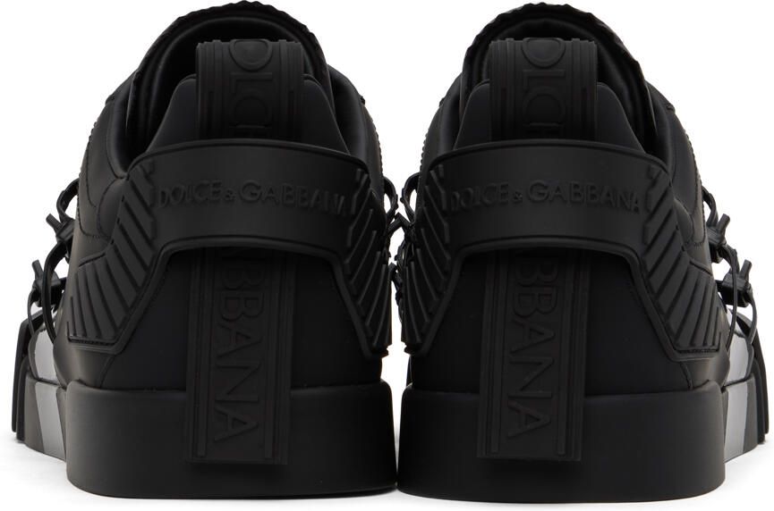 Dolce & Gabbana Black Portofino Sneakers
