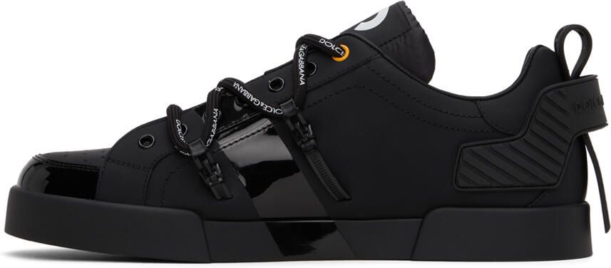 Dolce & Gabbana Black Portofino Sneakers - Picture 3