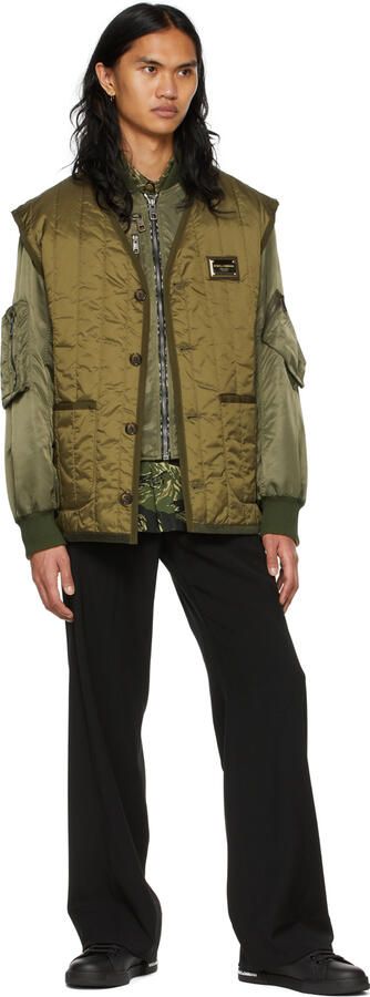 Dolce & Gabbana Black Portofino Sneakers - Picture 4