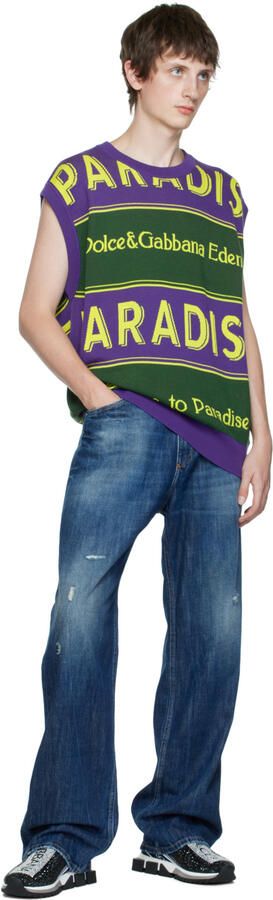 Dolce & Gabbana Black Sorrento Sneakers - Picture 4