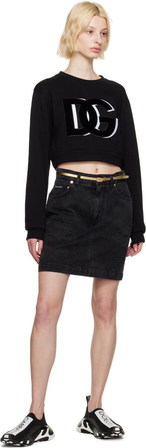 Dolce & Gabbana Black Sorrento Sneakers - Picture 4