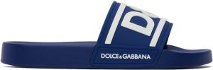 Dolce & Gabbana Blue Logo Slides