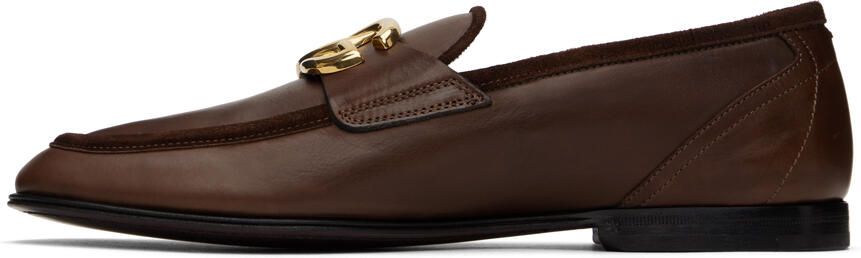 Dolce & Gabbana Brown Calfskin Slippers - Picture 3
