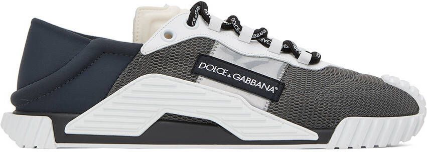 Dolce & Gabbana Gray & Navy NS1 Sneakers