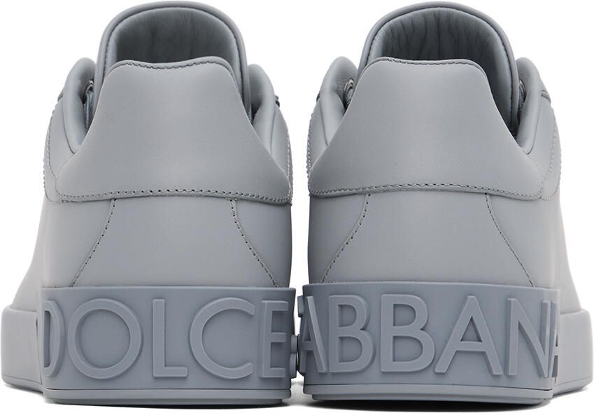 Dolce & Gabbana Gray Portofino Sneakers