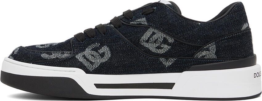 Dolce & Gabbana Navy New Roma Sneakers - Picture 3