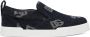 Dolce & Gabbana Navy Portofino Sneakers - Thumbnail 1