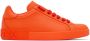 Dolce & Gabbana Orange Portofino Sneakers - Thumbnail 1