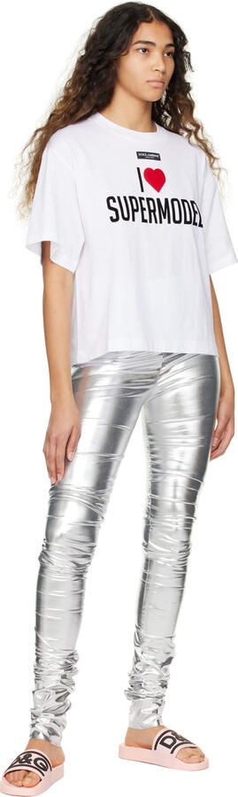 Dolce & Gabbana Pink Beachwear Slides - Picture 3