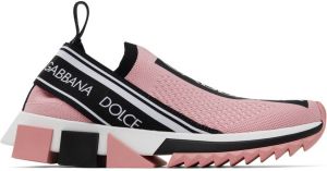 Dolce & Gabbana Pink Sorrento Sneakers