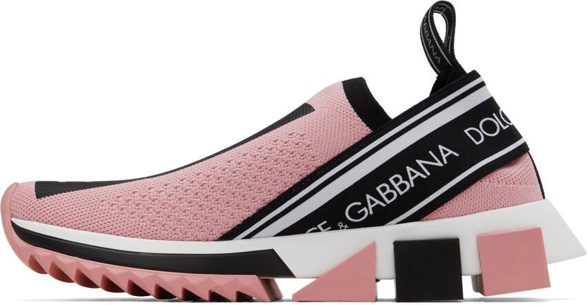 Dolce & Gabbana Pink Sorrento Sneakers - Picture 3
