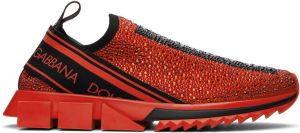 Dolce & Gabbana Red Sorrento Sneakers